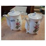 pair of old electric tea pots - Japan