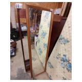 tall hanging framed mirror