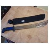 machete with sheath