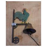 Nice Cast iron rooster bell