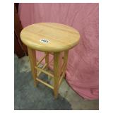 wooden bar stool