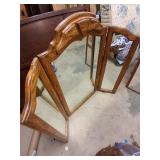 Nice tall 3 panel mirror f/ dresser