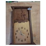 Vintage Wooden sailboat clock