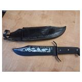 Nice Pakistani Bowie Knife and sheath