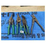 4- pair snips / pliers