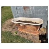 Pedestal cast iron bathtub 5 foot