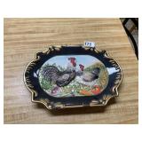 chicken/ rooster -platter/ plate
