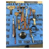 Chisel, hammer, snips ï¿½ oil, wrenches