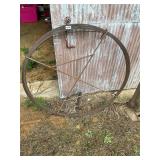 Large steel plumbing snake