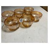 6- Amber depression glasses