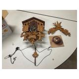 Cuckoo clock as seen no weights