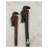 2- pipe wrenches