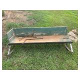 Vintage buckboard / wagon seat