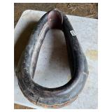 Leather horse collar