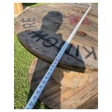 Wooden cable spool ï¿½ sizes in picture