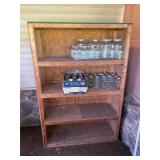 Wooden patio shelf only