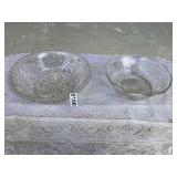 2- Crystal bowls