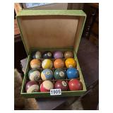 Vintage Hyatt pool balls