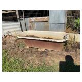 Cast iron bathtub 55 inches