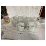 Mickey Mouse and Flinstone cups