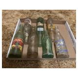 7 vintage soda bottles ï¿½ all