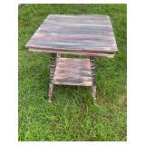 Square vintage table