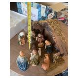 Nativity scene in box