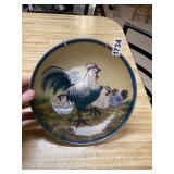 chicken/ rooster decorative plate