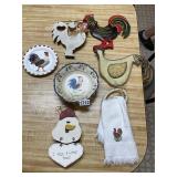 chicken/ rooster decor lot-all