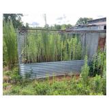 Dog fence panels and tin