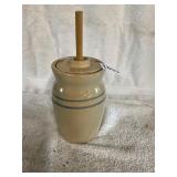 Mini butter churn crock