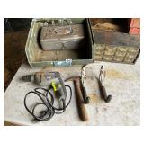 Drill, box, nut bolt bin