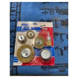 Six piece wire brush set