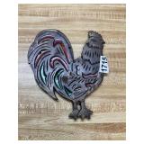 chicken/ rooster cast iron trivet