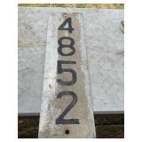 Railroad Sign Marker - 4852