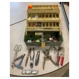 Tacklebox with assorted tools