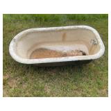 5 ft cast iron tub with 3 claw feet
