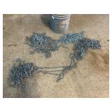 Bucket, full of assorted small chain