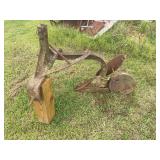 3 pt middle buster plow with disc