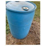 Plastic 55 gallon drum