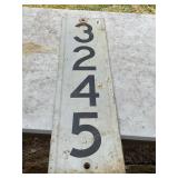 Railroad Sign Marker - 3245