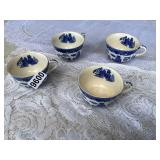 4- blue and white cups- Japan