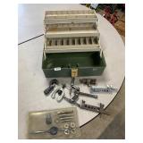 Tacklebox, pullers, tap and die