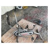 Cross cycle exercise bike