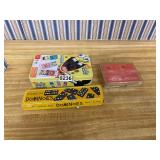 Dominoï¿½s, Rook, plastic poker chips (not pictured)