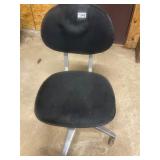Black rolling office chair