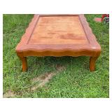 Wooden coffee table