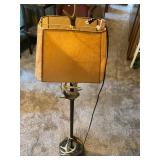 Deer antlered floor lamp