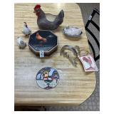 chicken/ rooster decor lot-all