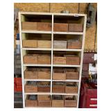 24 assorted boxes of miscellaneous hardware